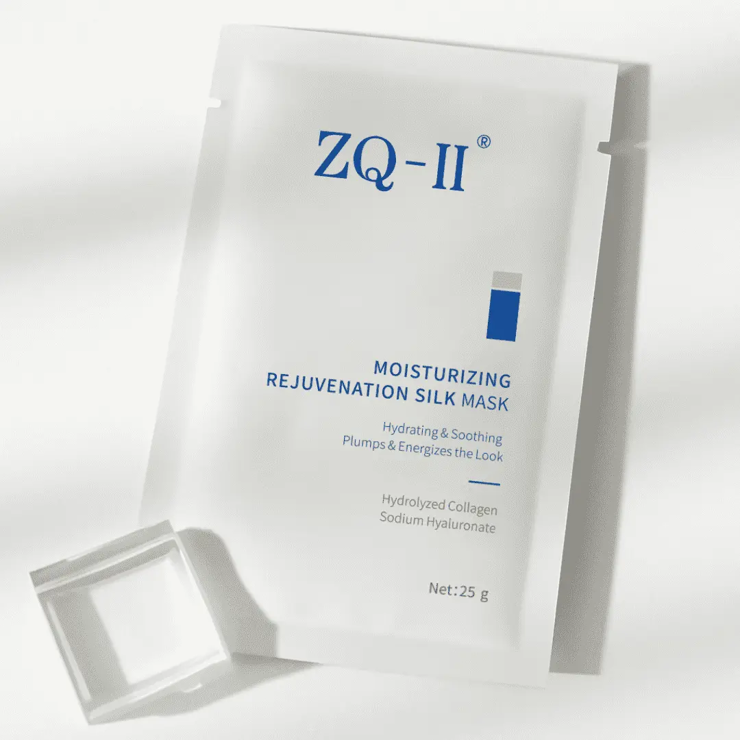 ZQ-II Moisturizing Rejuvenation Silk Mask: Letvægtshydrering og beroligende pleje af alle hudtyper