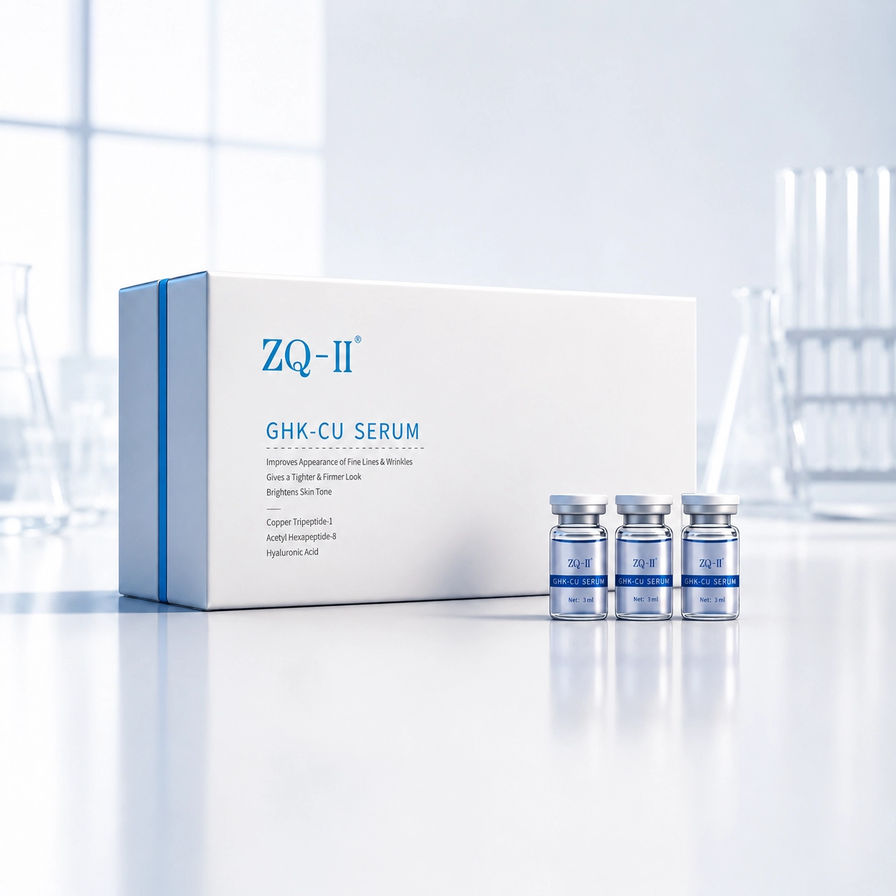 Bedste GHK-Cu kobberpeptidserum til hudregenerering