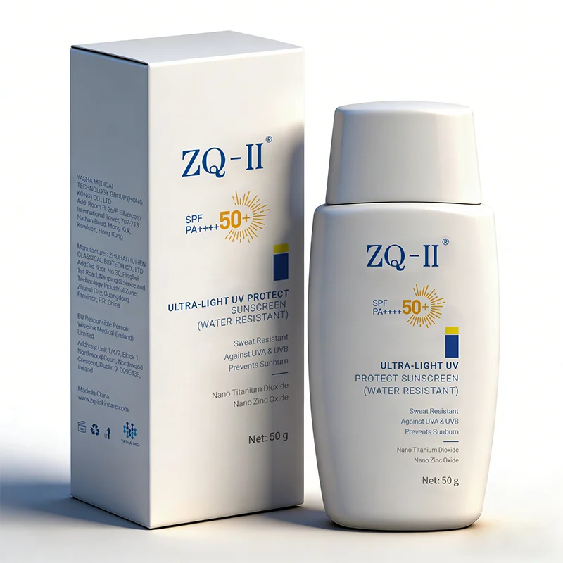 ZQ-II Ultra-Light UV Protect Solcreme (vandafvisende)